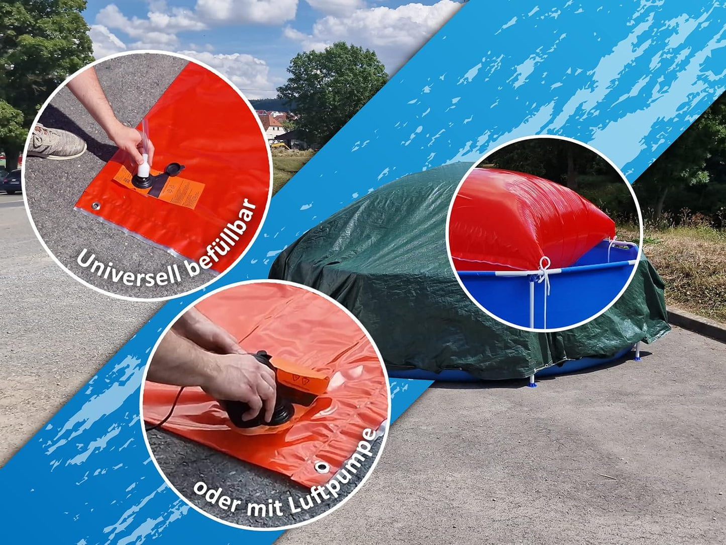 Loxis® XXL Pool Winterkissen | Poolkissen um ihren Pool winter fest zu machen!
