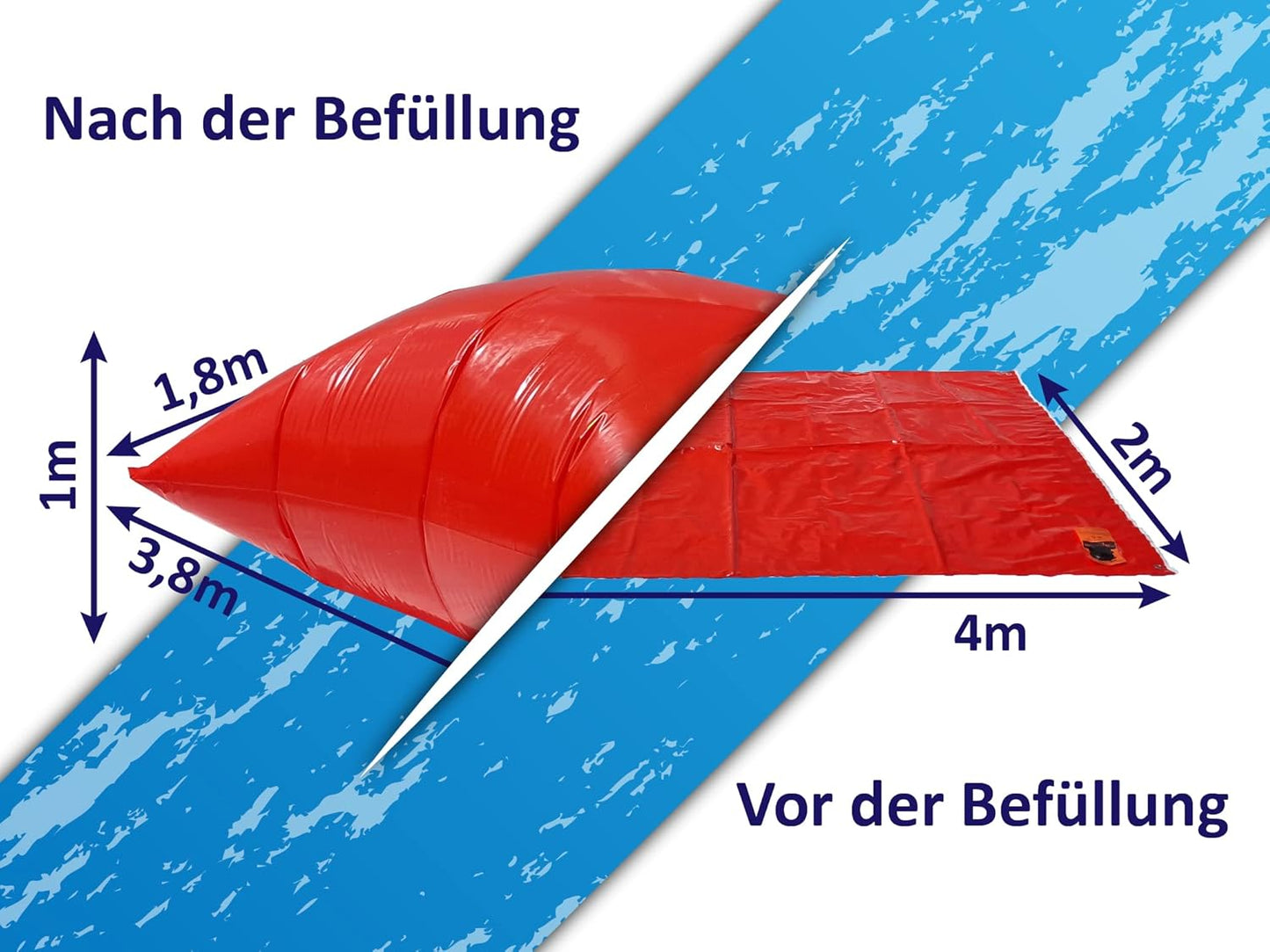 Loxis® XXL Pool Winterkissen | Poolkissen um ihren Pool winter fest zu machen!